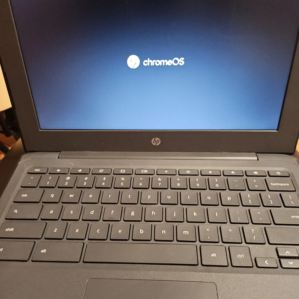 HP Gray Chromebook Laptop